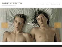 Tablet Screenshot of anthonygayton.com